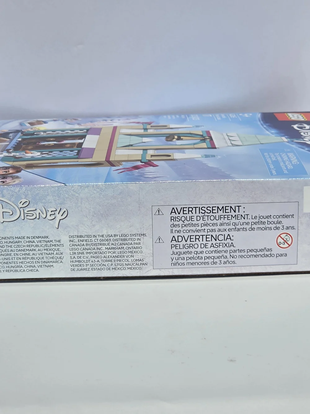 LEGO Disney Frozen Arendelle Castle Toy Building Set - Teal, Tan, Purple